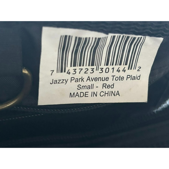 Jazzy by Sherpa Red Tartan Park Avenue Plaid Dog Tote Carrier - Picture 7 of 14